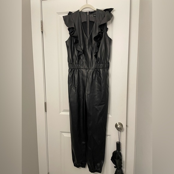 BlankNYC | Black Vegan Leather Jumpsuit (S) - Picture 5 of 5